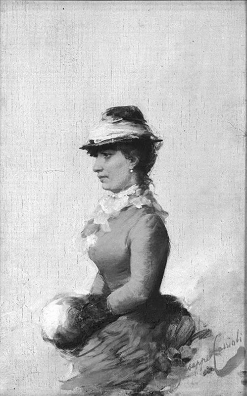 Ritratto di donna - Museo Amos Cassioli, Asciano, Siena